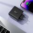 ACEFAST A94 PD 100W GaN Phone Charger 3 Type-C + USB-A Four Ports Power Adapter, EU Plug - Black